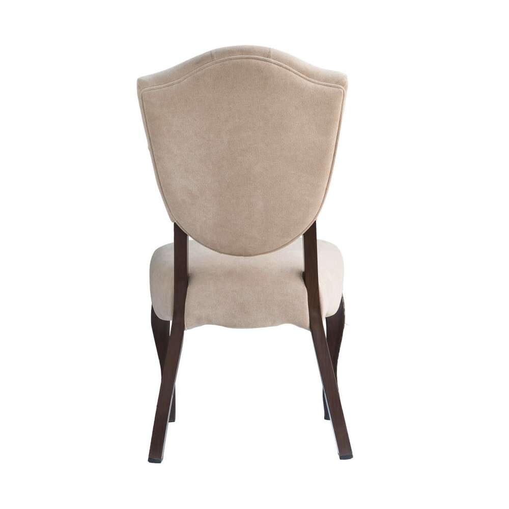 Lucy Button-Tufted Back Aluminum Dining Chair
