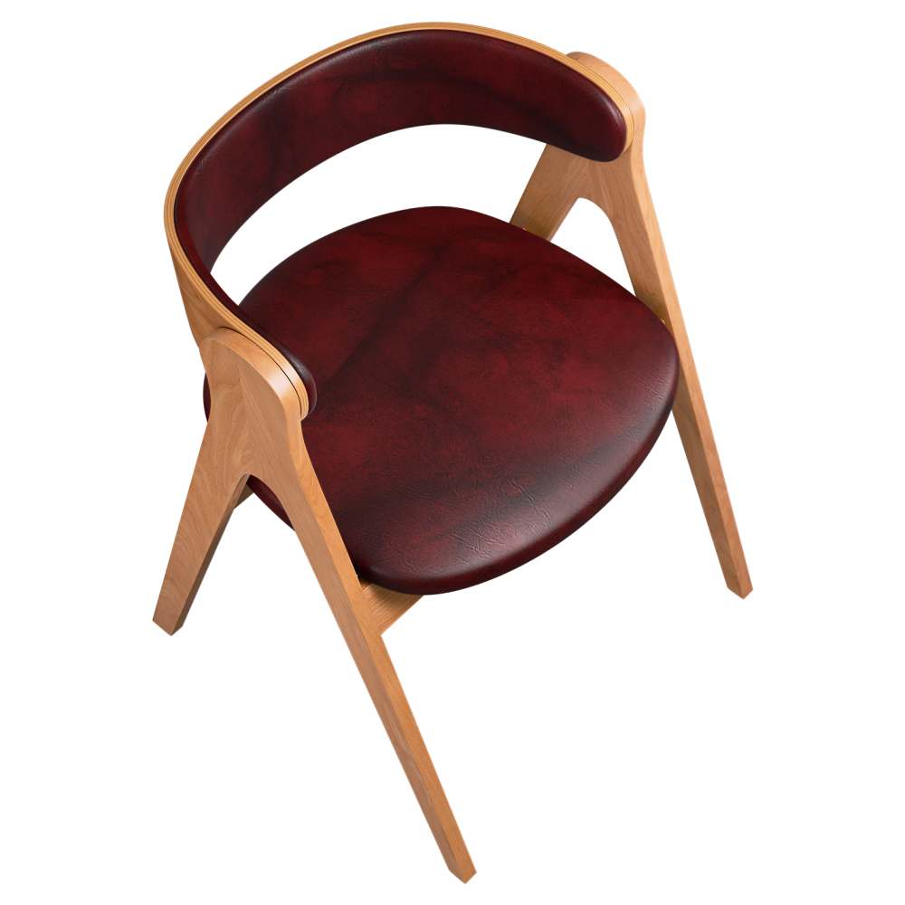 Dining chair selection, Strand wood with padded back