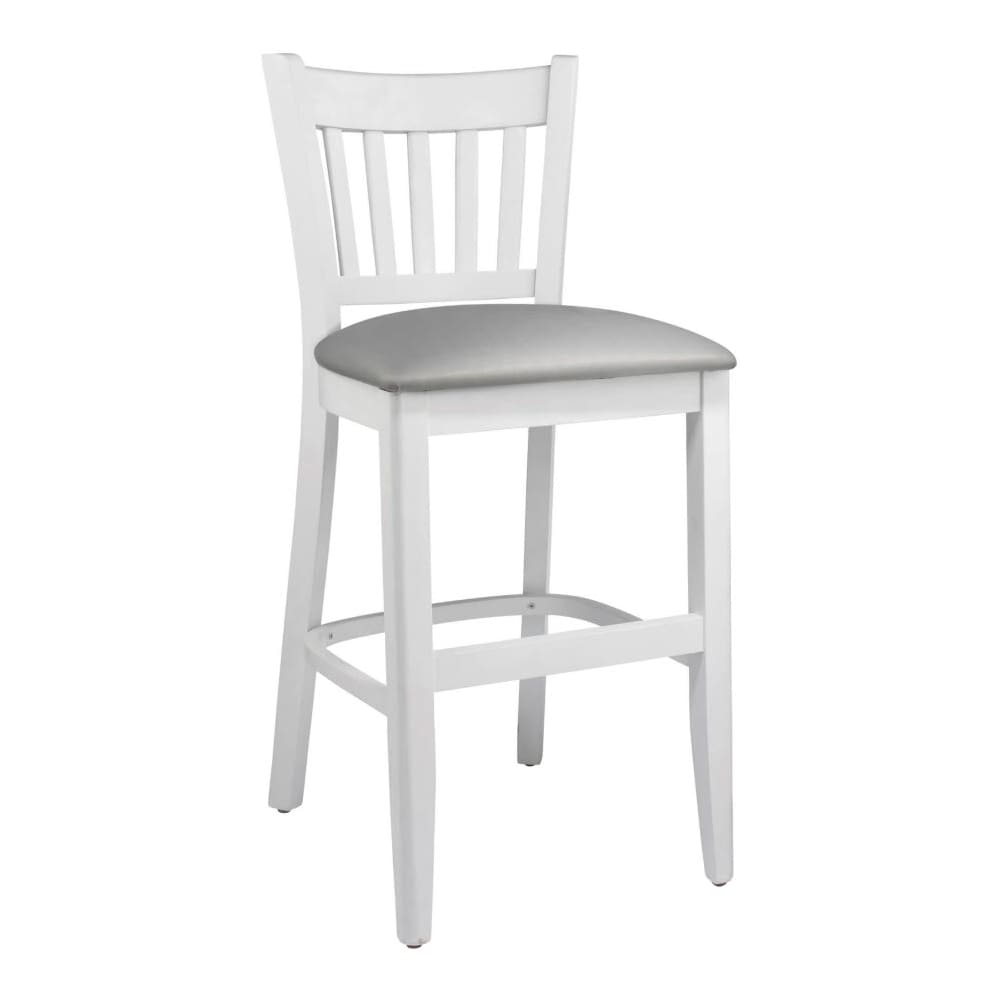 Bar stool selection, Vertical slat wood counter stool
