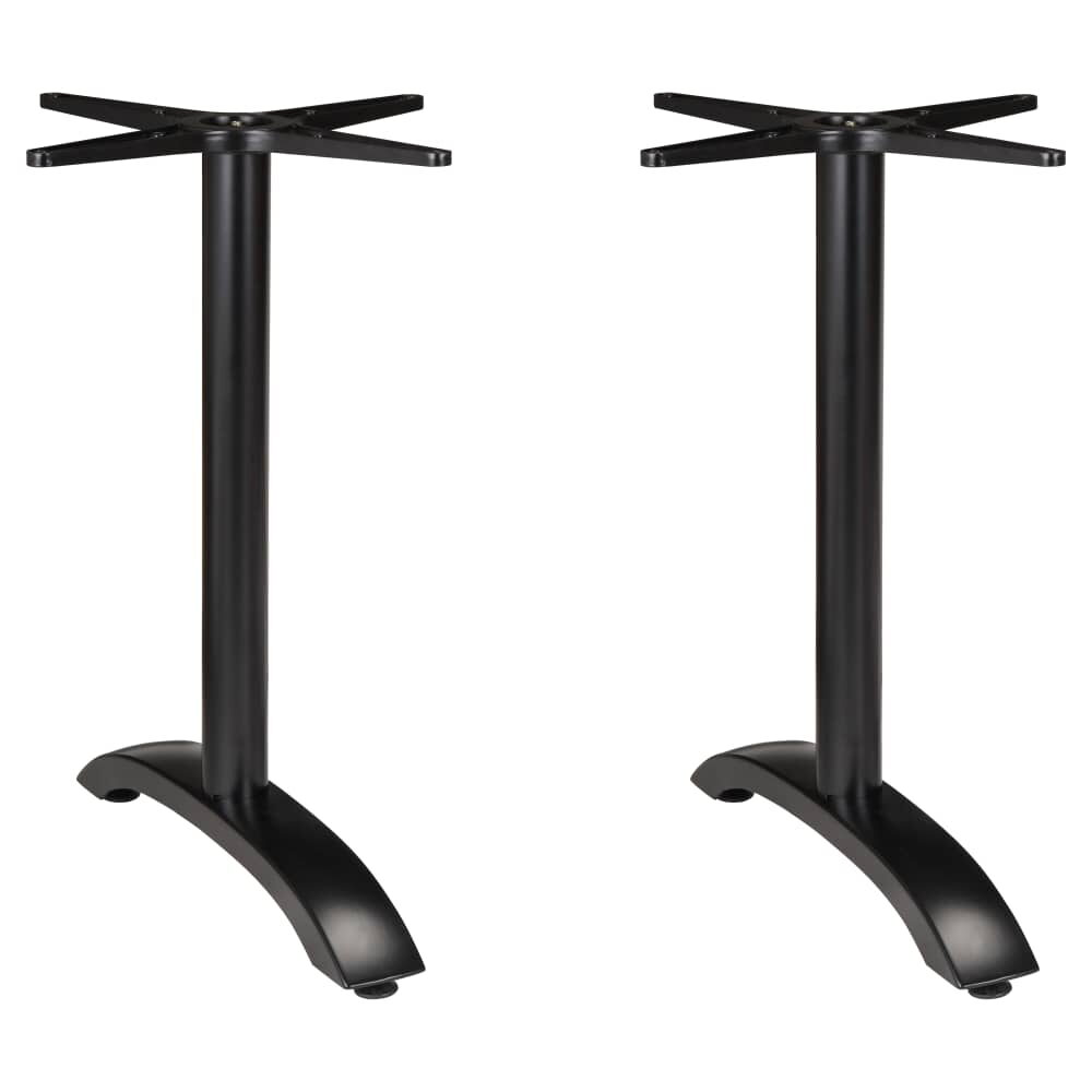Black Aluminum Table Base, Standard Height