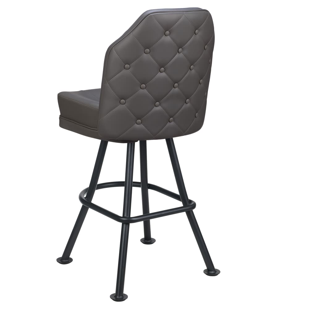Giada Casino Bucket Bar Stool with Orbit Frame