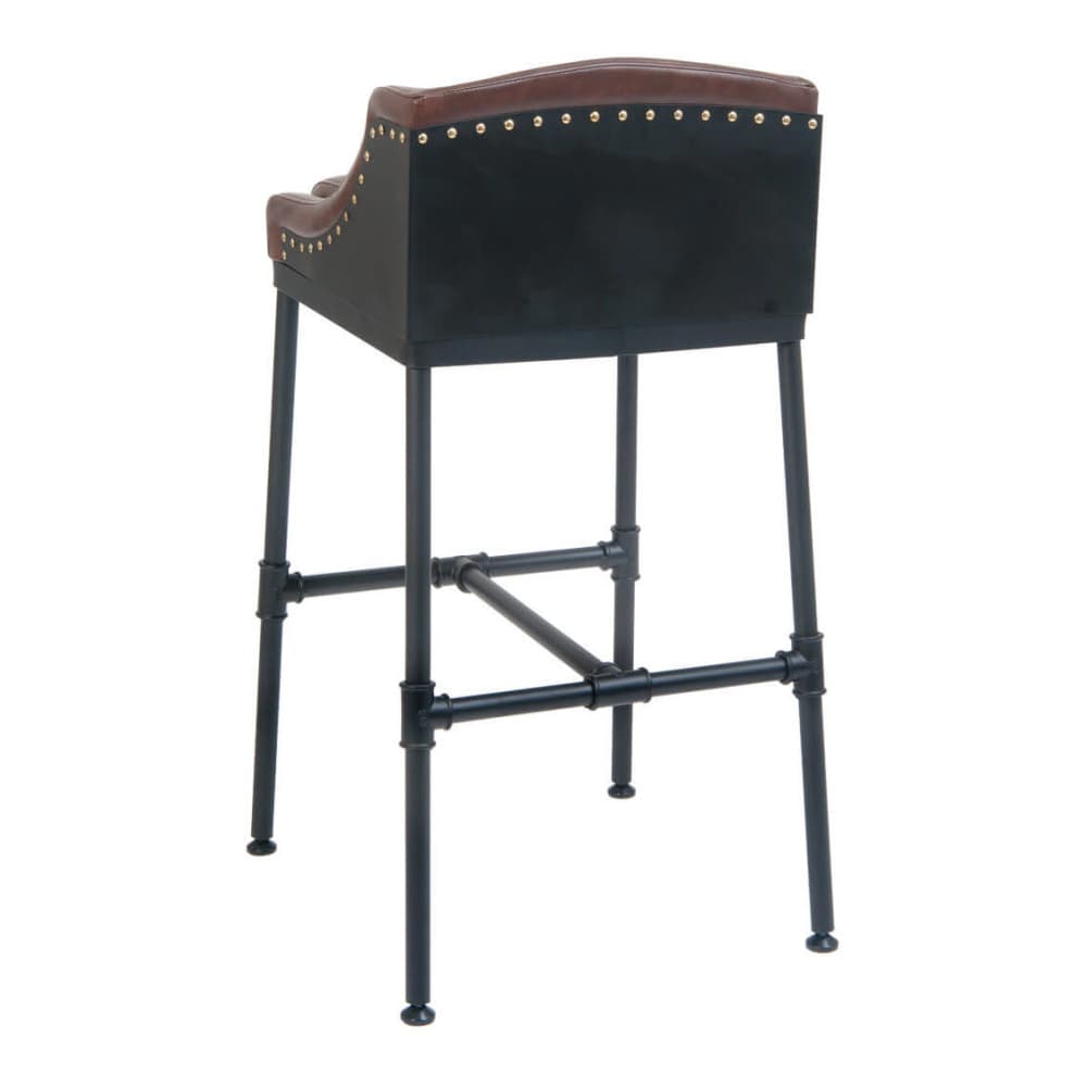 Bar stool selection, Tayla Brown vinyl metal