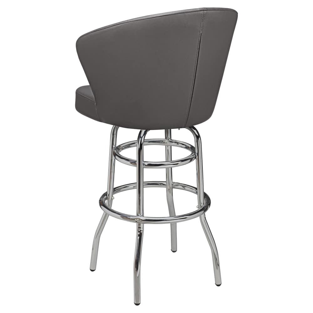 Bar stool selection, Aria swivel with chrome frame