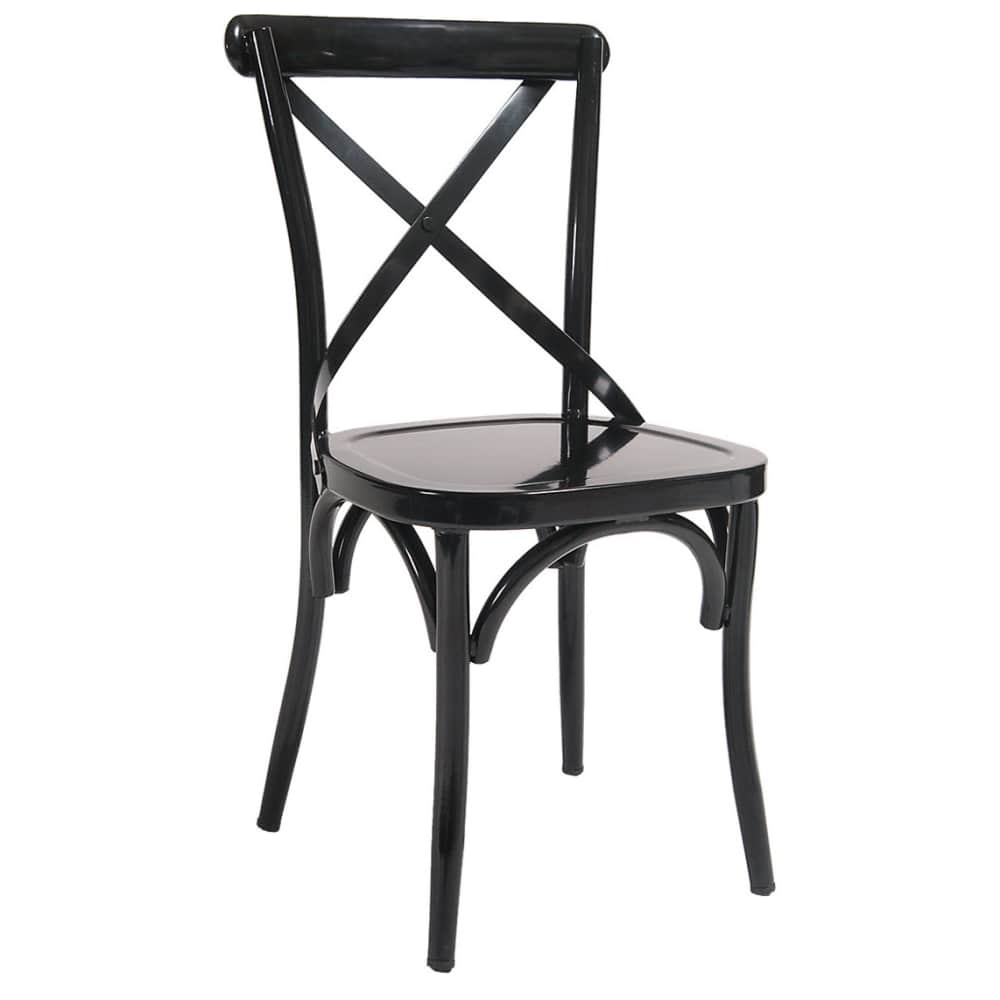 Dining chair selection, Classic X back metal