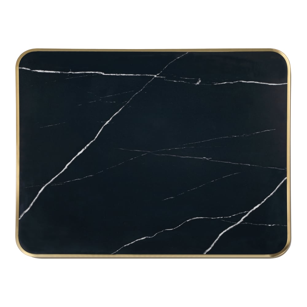 Tabletop selection, Sintered stone with stainless steel edge