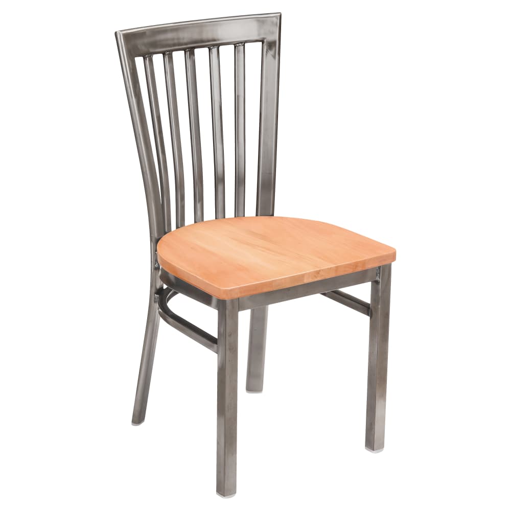 Dining chair selection, Clear Coat Elongated back metal