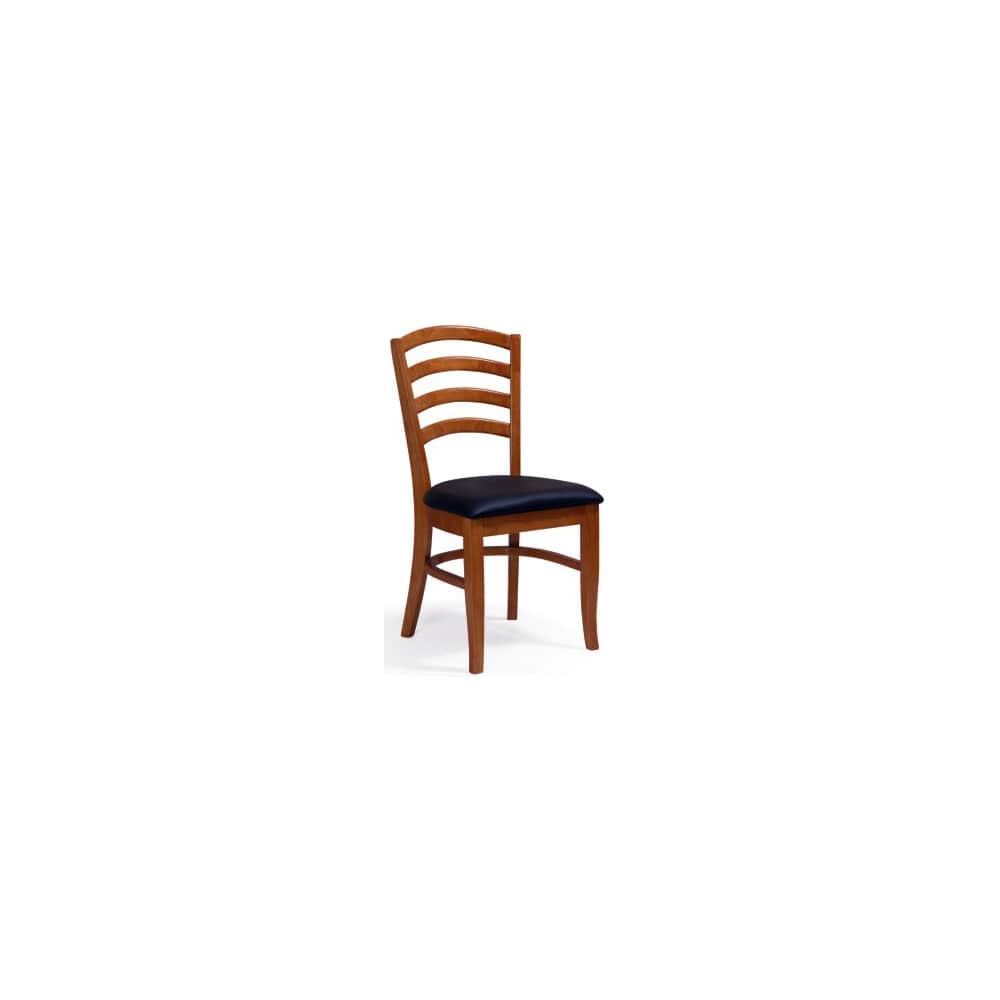 Dining chair selection, Arched ladder-back wood