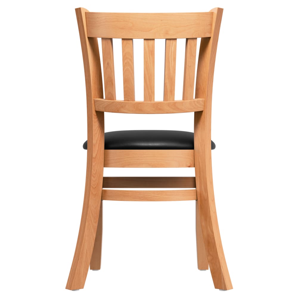 Dining chair selection, Vertical slat wood