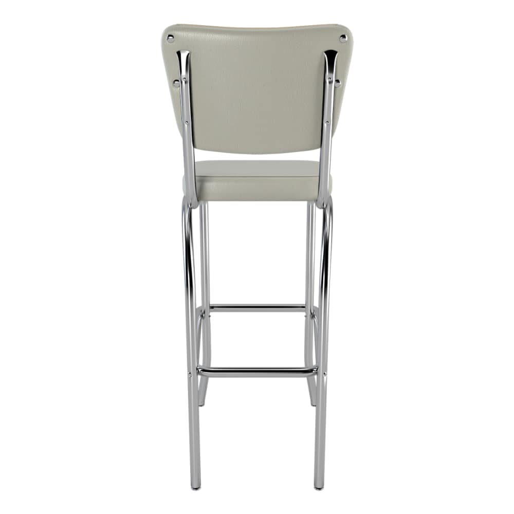 American V-Shape Metal Diner Bar Stool