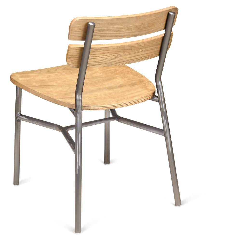 Palmer Metal Chair in Clear Coat Finish