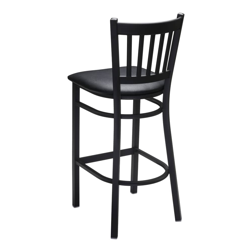 Bar stool selection, Vertical slat metal