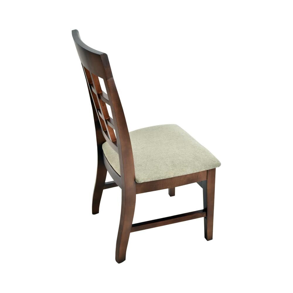 Extra High Window-Back Wood Chair
