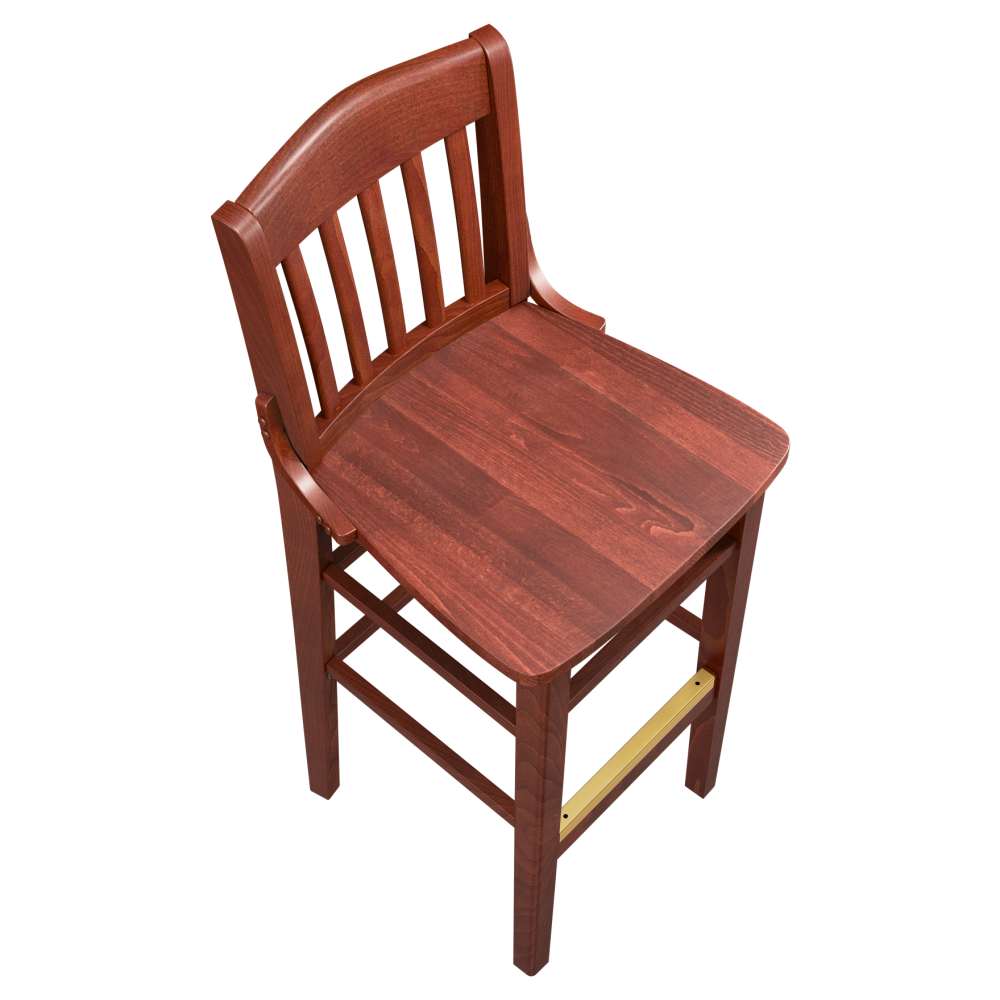 Bar stool selection, School House wood