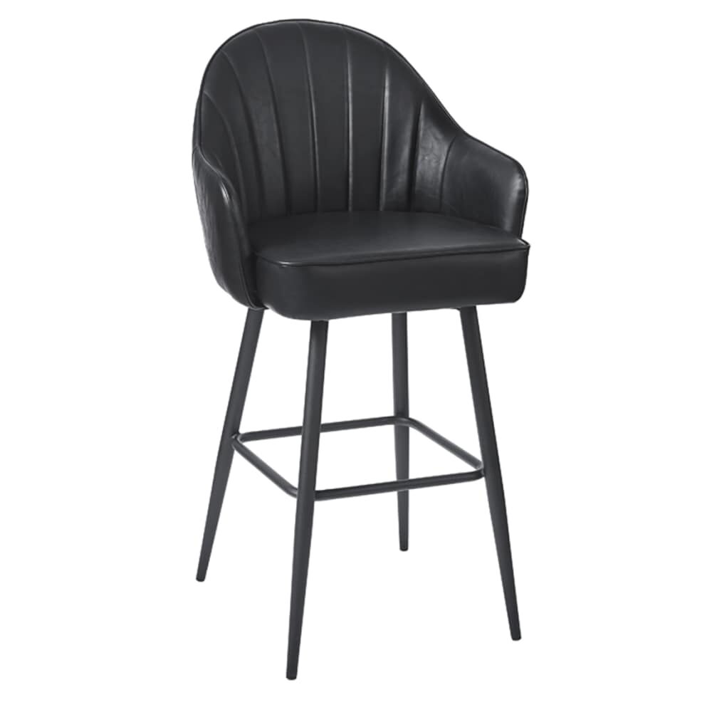 Sylvia Bucket Seat Metal Bar Stool