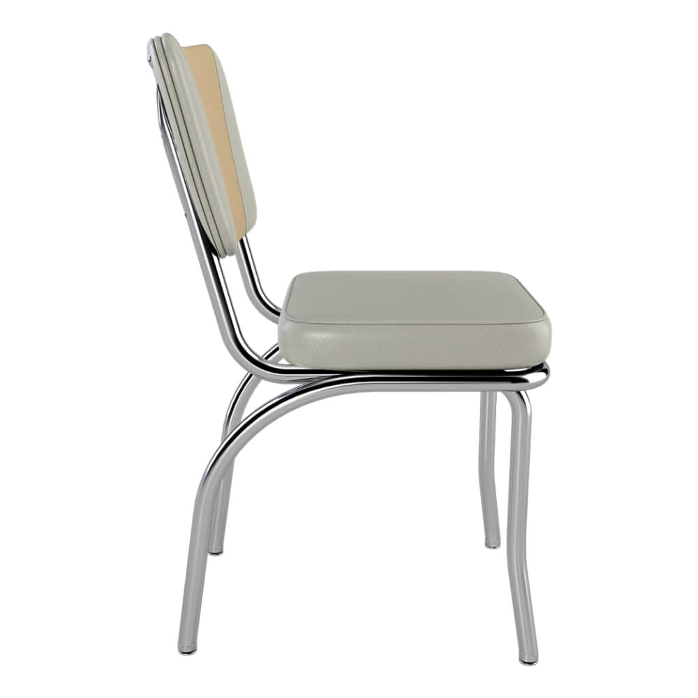 American V-Shape Metal Diner Chair