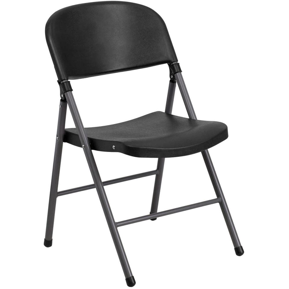 Folding metal dining chair