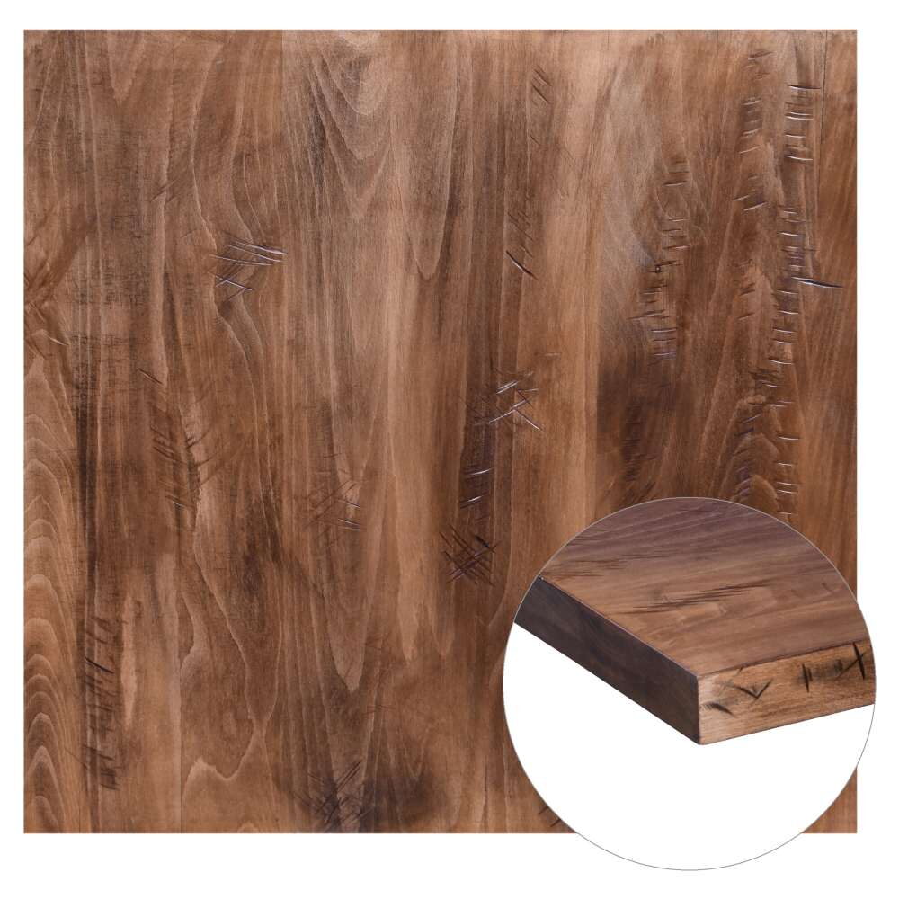 Rustic Patina Solid Wood Table Top