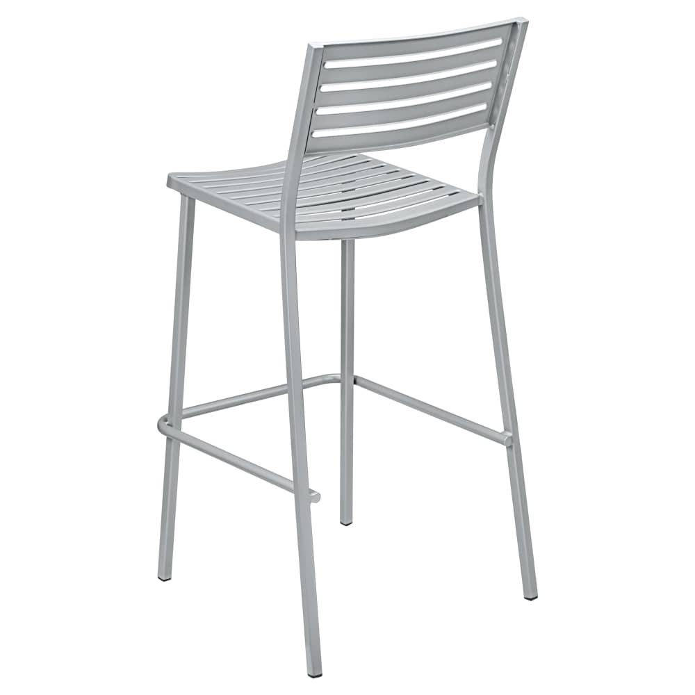 Bar stool selection, Ella outdoor in Titanium gray