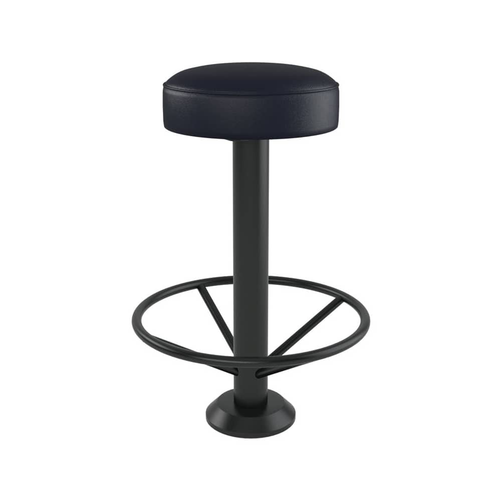 Bar stool selection, Backless Bolt Down swivel