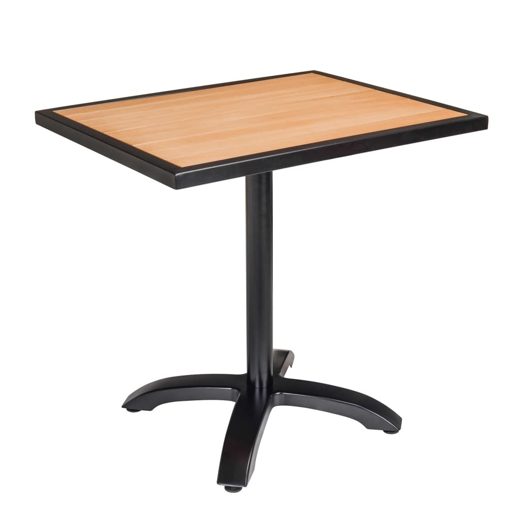 Set of Black Aluminum Armchairs with Table