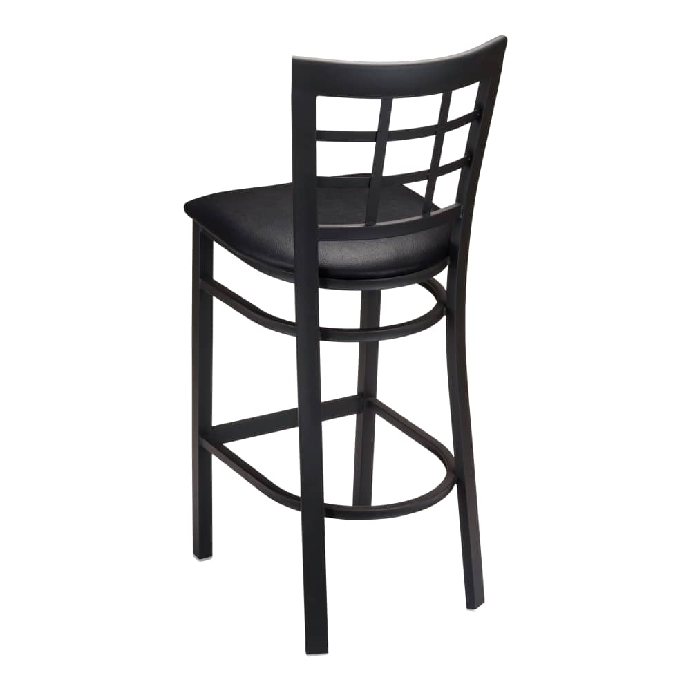 Bar stool selection, Window-back metal