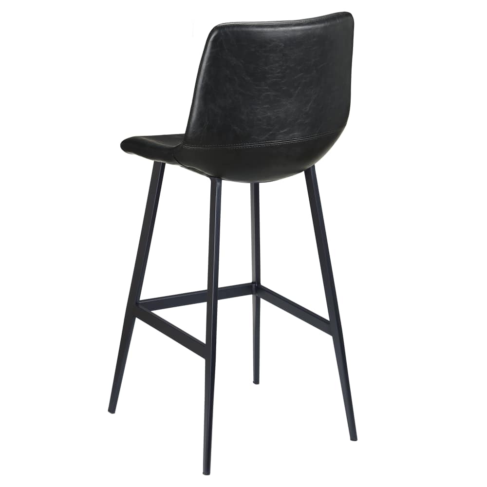 Bar stool selection, Luna metal with black finish