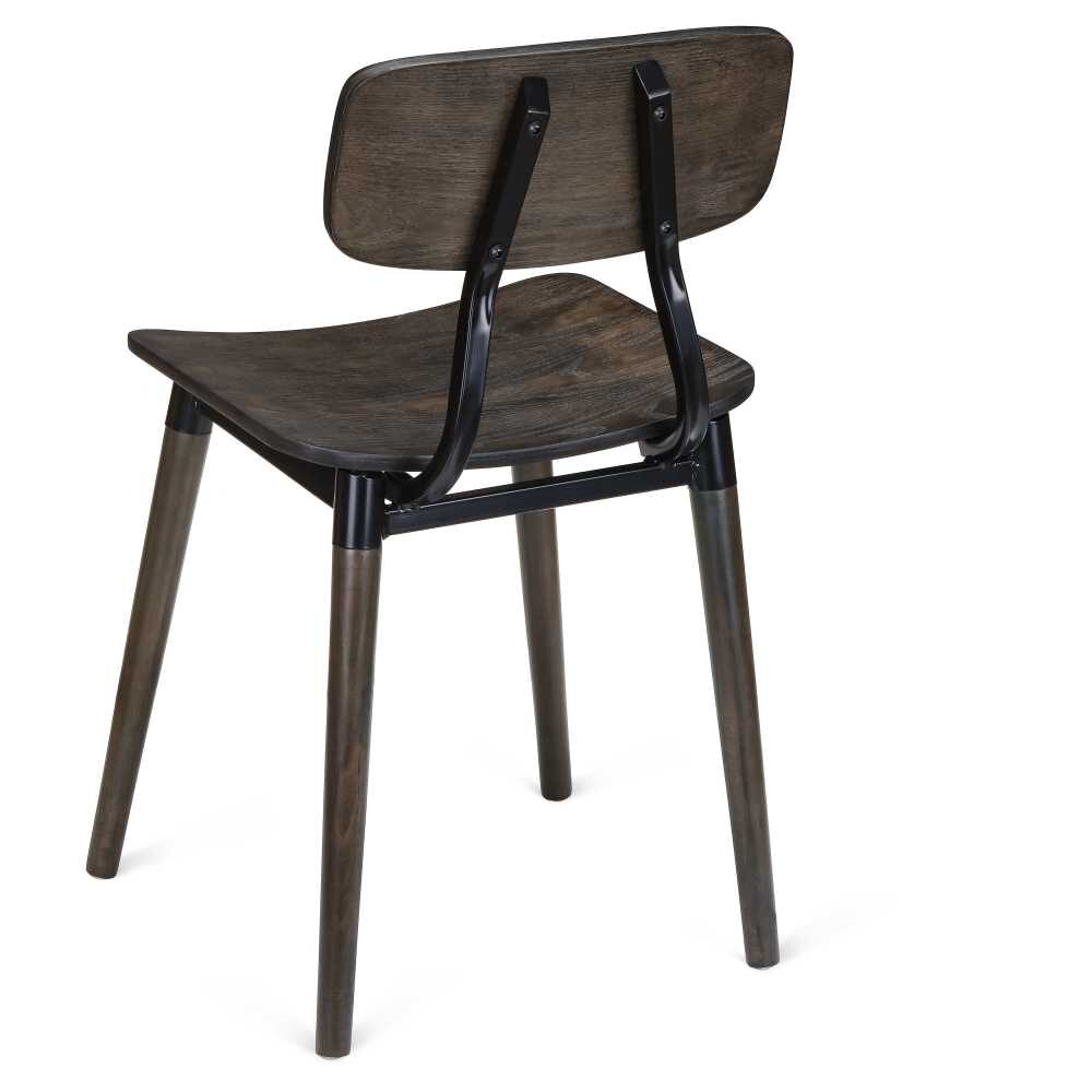 Slate Black Metal Chair