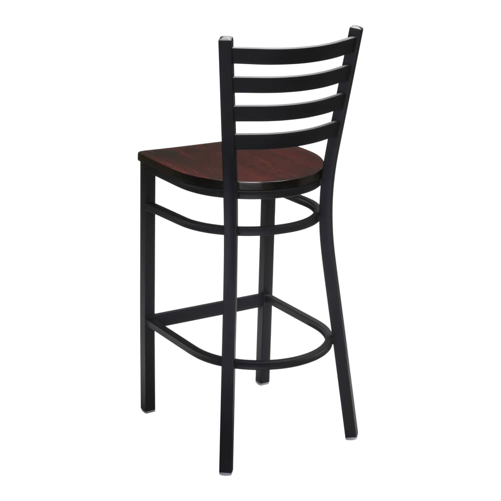 Bar stool selection, Ladder-back metal