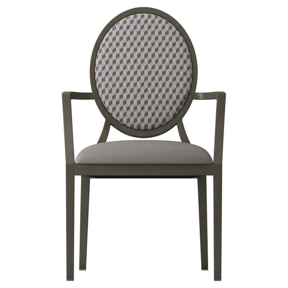 Armchair selection, Deco Lotus back aluminum
