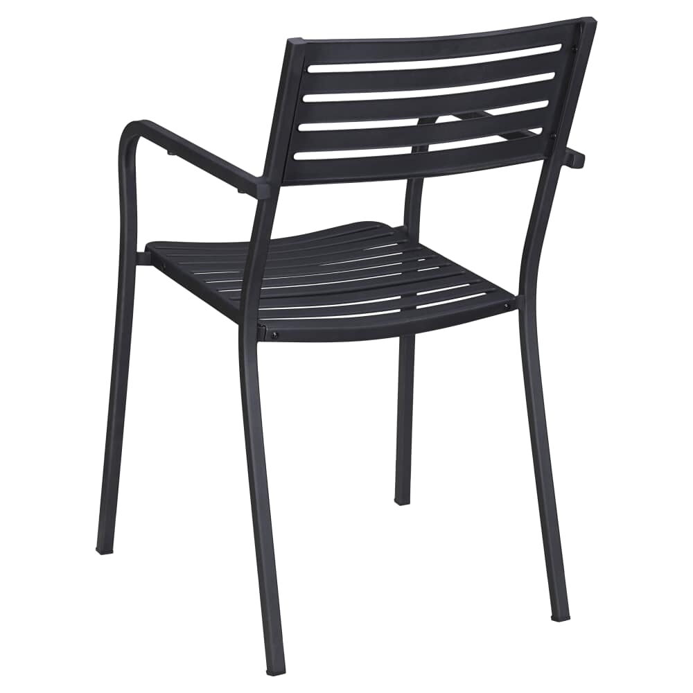 Ella Outdoor Armchair in Black