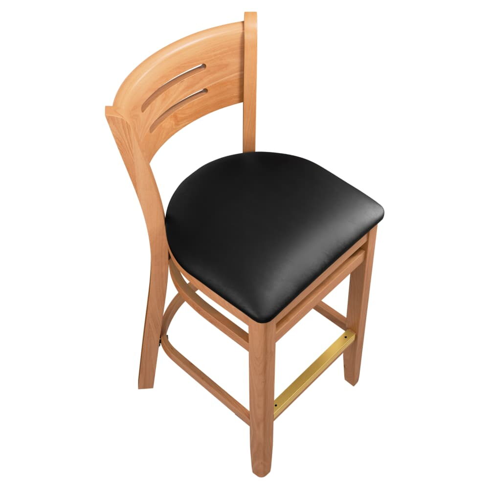 Henry Wood Bar Stool