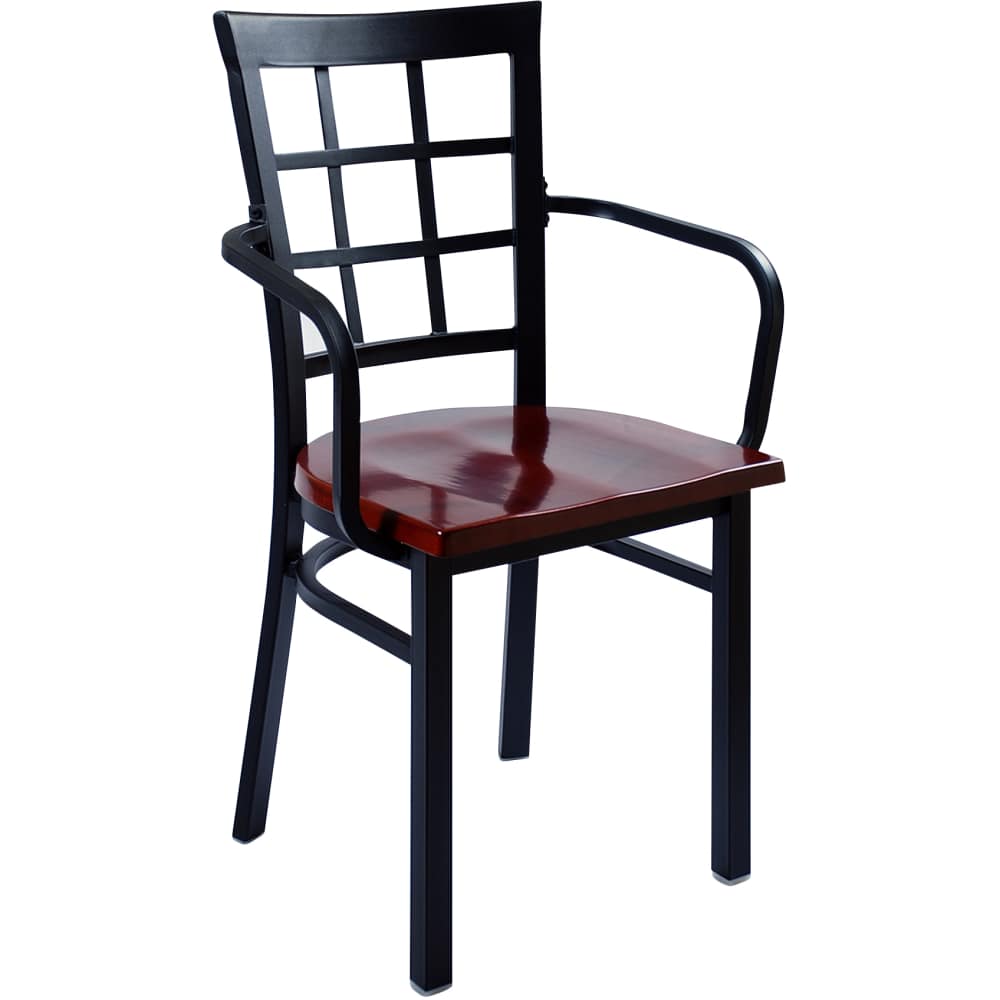Armchair selection, Window-back metal with arms