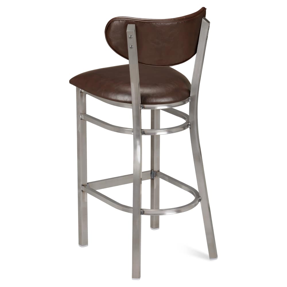 Bar stool selection, Curvy metal in clear Coat