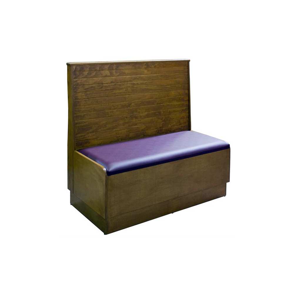Booth selection, Wood Platform with Bead Board back