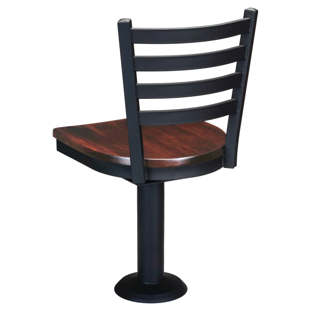 Dining chair selection, Ladder-back Bolt Down swivel metal