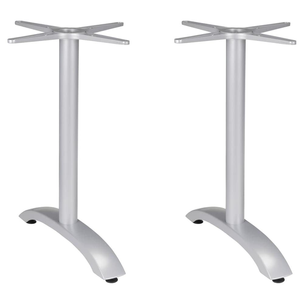Table base selection, Modern aluminum (Standard height