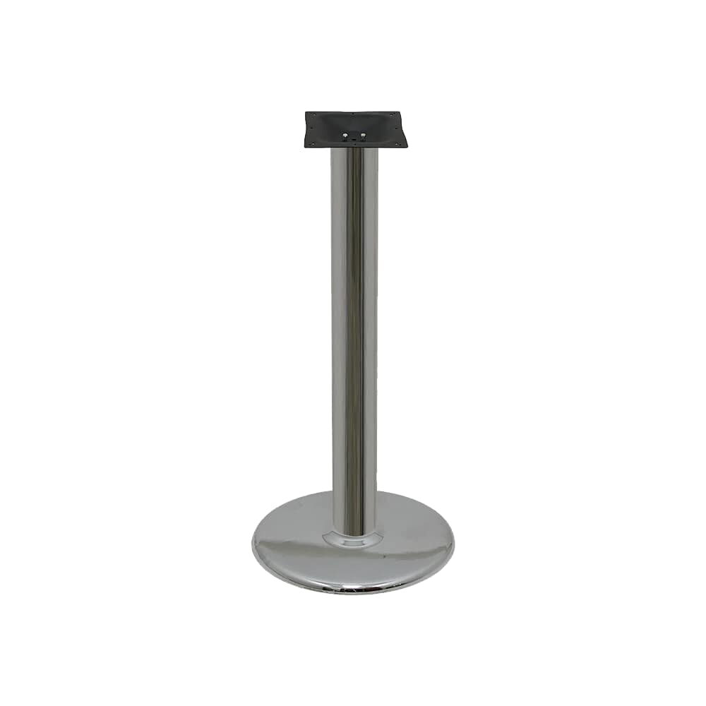 Chrome Rounded Table Base, Bar Height