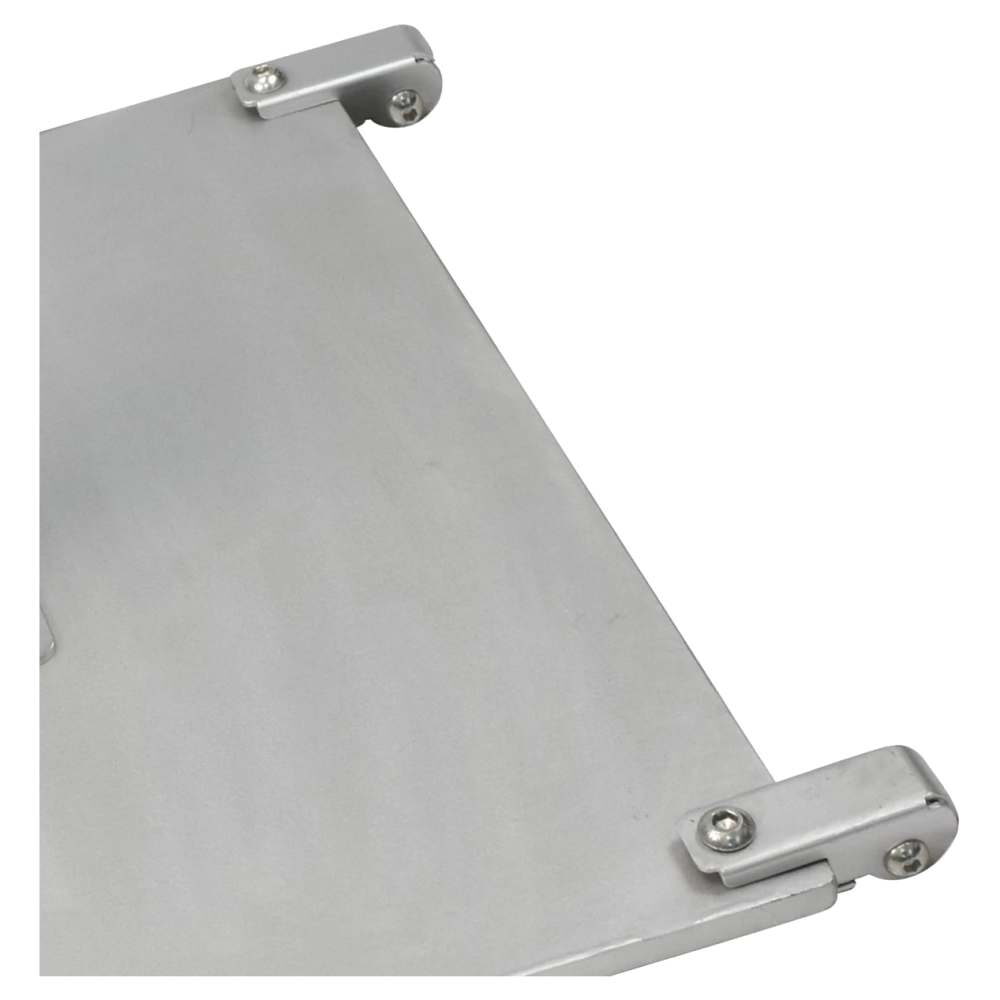 Galvanized Silver Umbrella Base with Casters