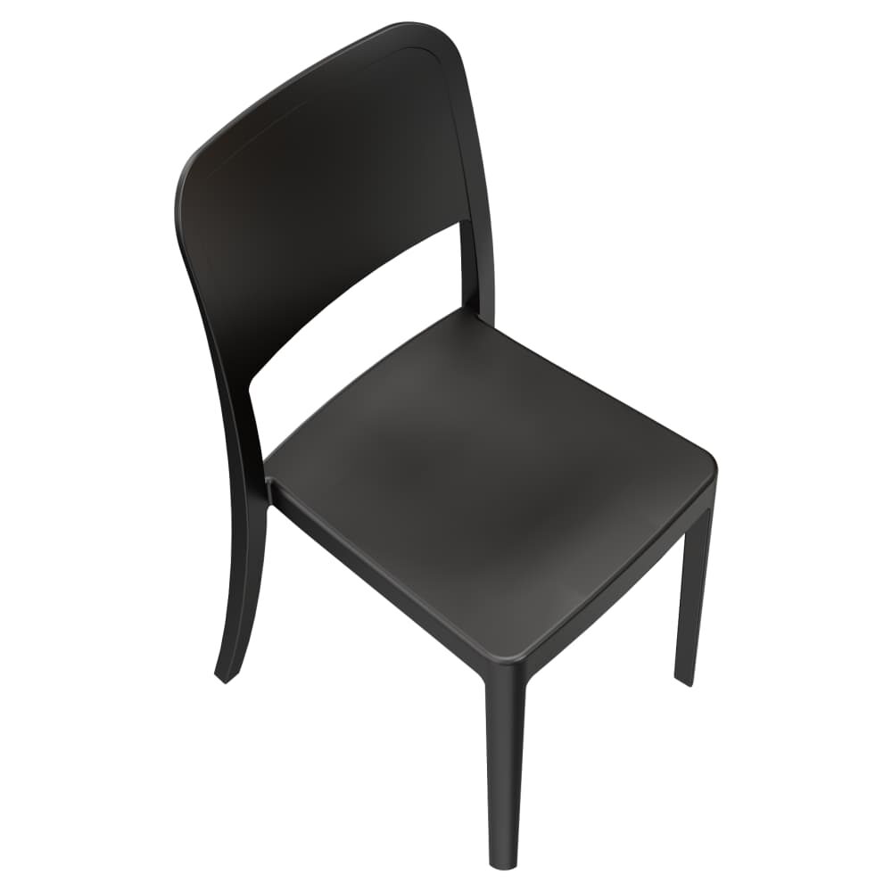 Parker Solid-Back Outdoor Resin Chair