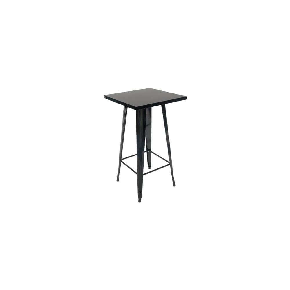 Bar table selection, Metal in black finish, bar-height