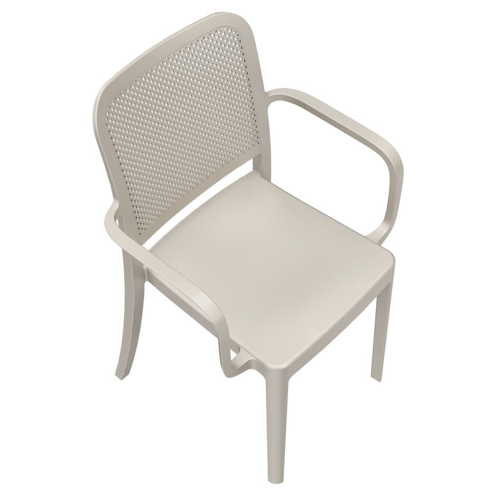 Rowan Perforated Outdoor Resin Armchair