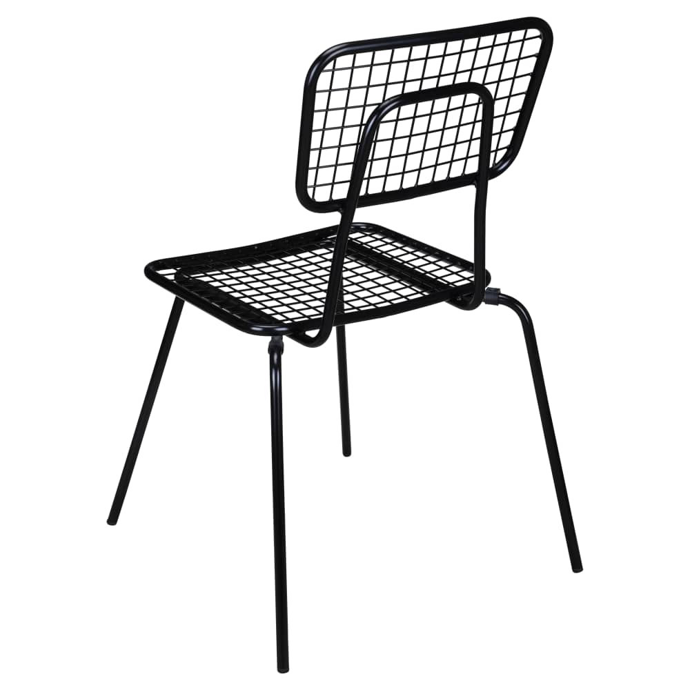 Dining chair selection, Black Ollie outdoor